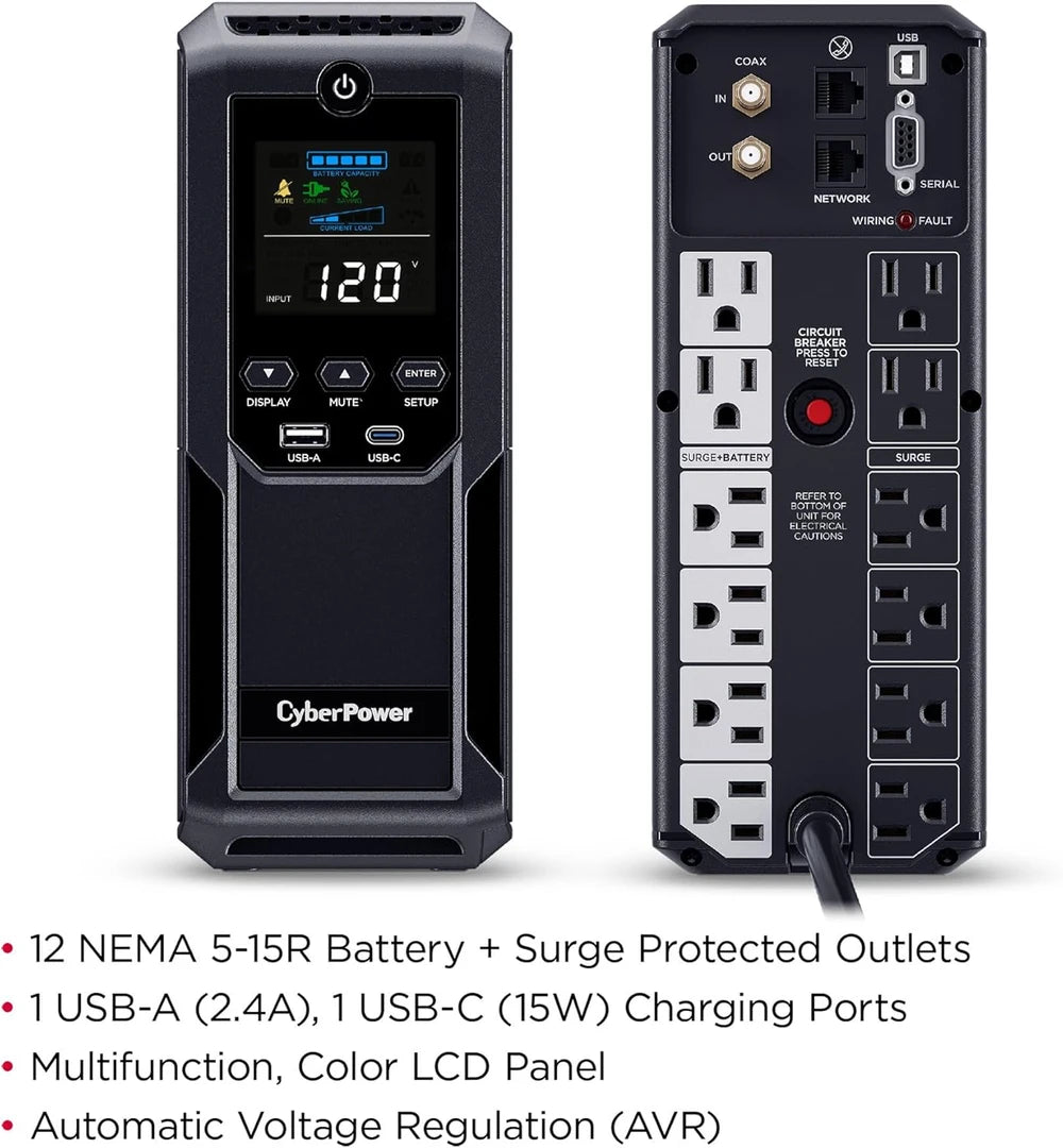 CyberPower Desktop Battery Backup