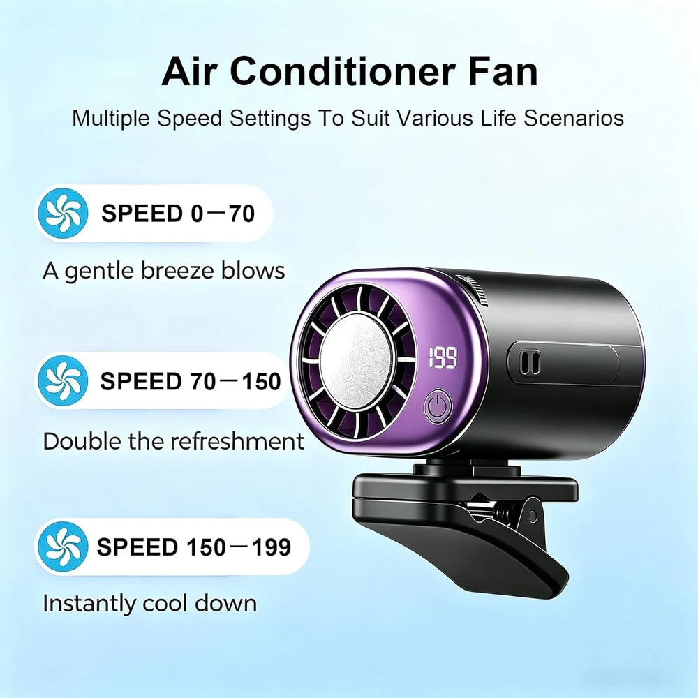 Portable Clip-On Cooling Fan