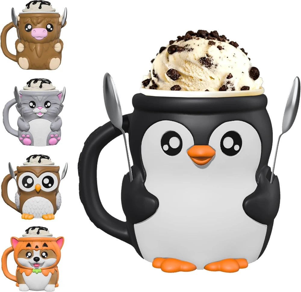 Highland Cow Ice Cream Pint Holder