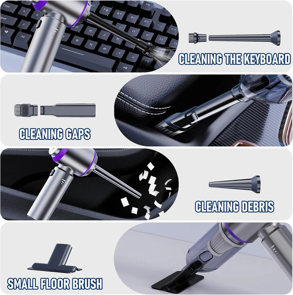 Houscly Portable Handheld Car Vacuum
