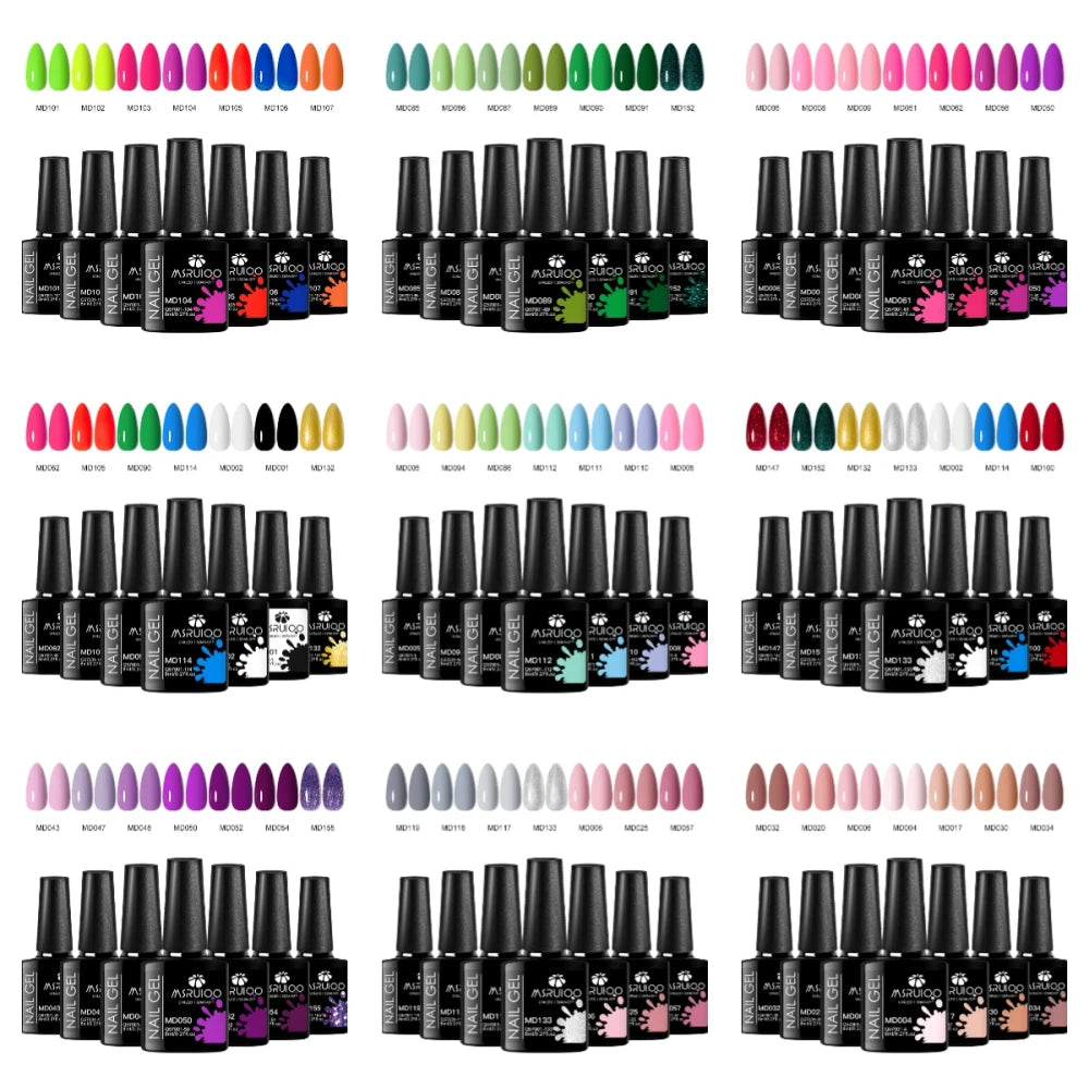 Msruioo Professional Gel Nail Polish Set
