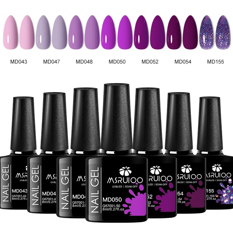 Msruioo Professional Gel Nail Polish Set