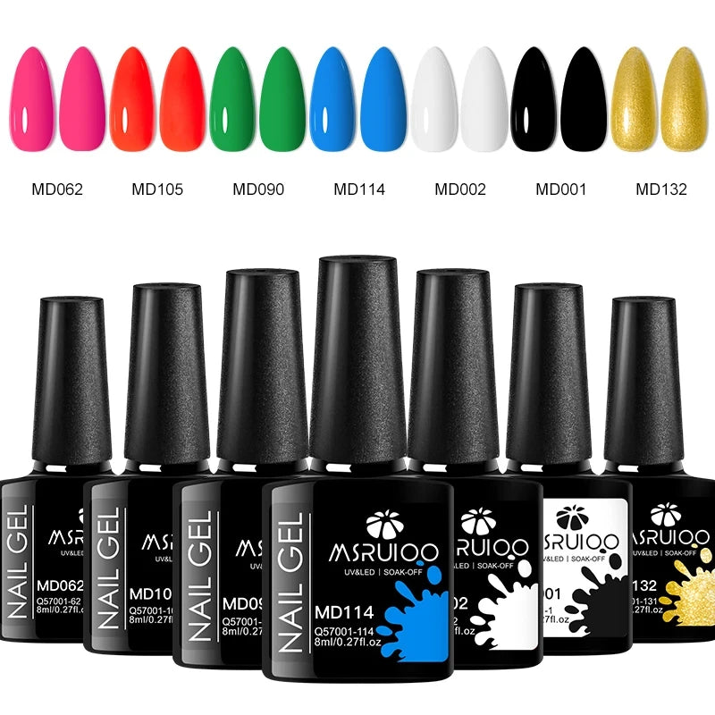 Msruioo Professional Gel Nail Polish Set