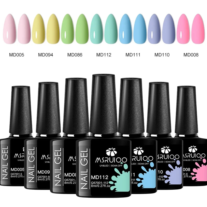 Msruioo Professional Gel Nail Polish Set