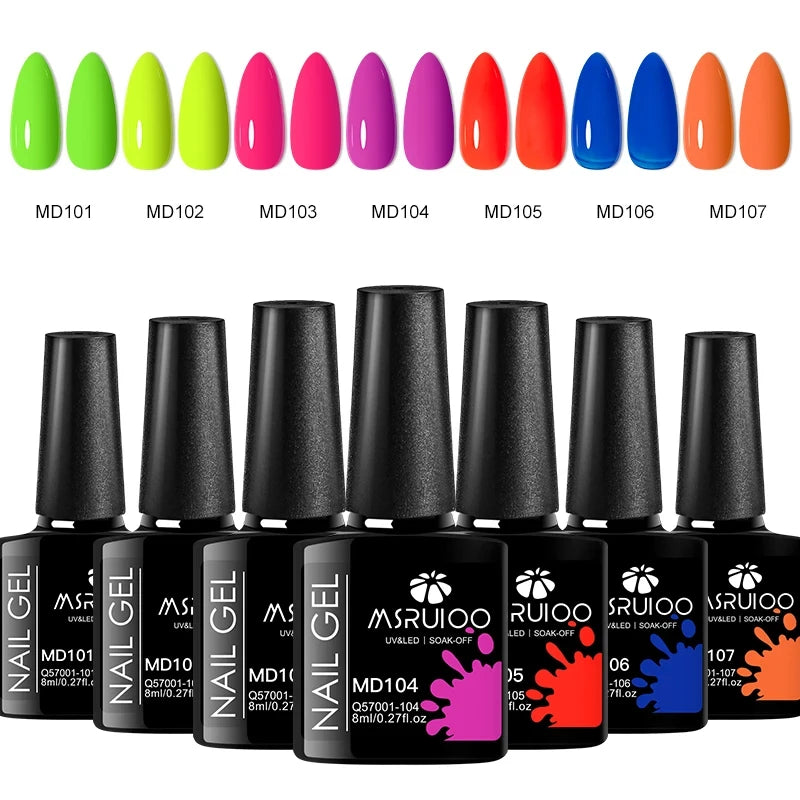 Msruioo Professional Gel Nail Polish Set