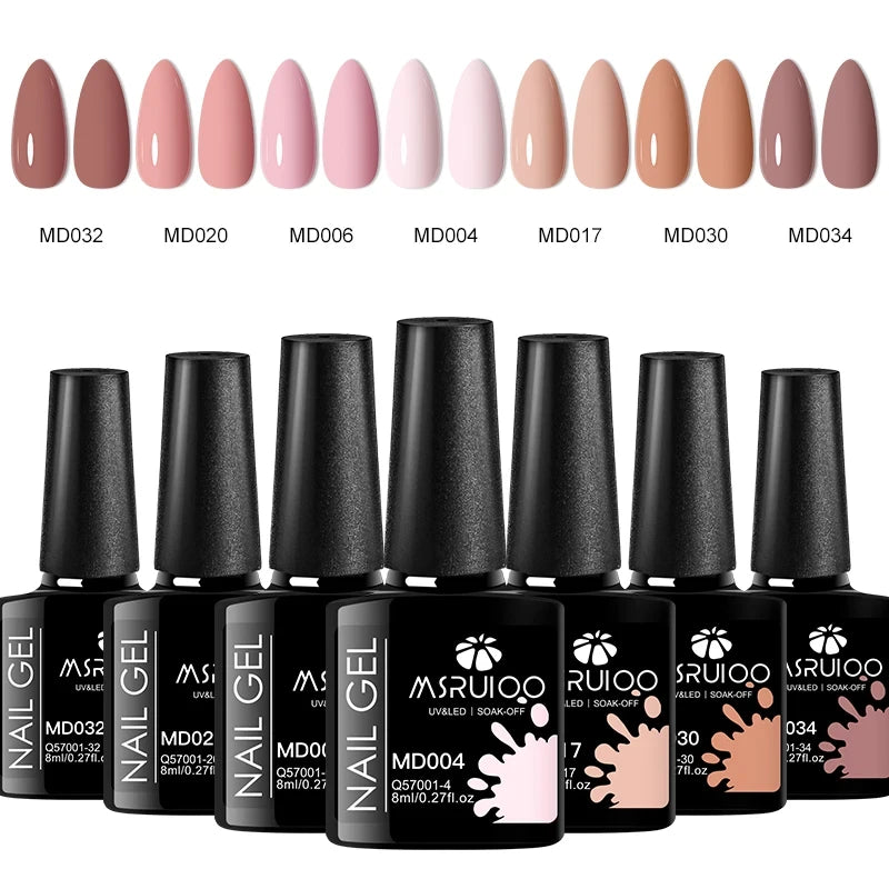 Msruioo Professional Gel Nail Polish Set