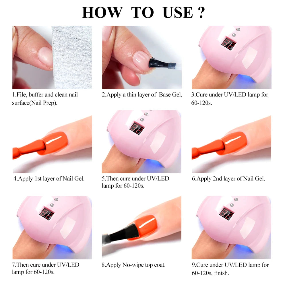 Msruioo Professional Gel Nail Polish Set
