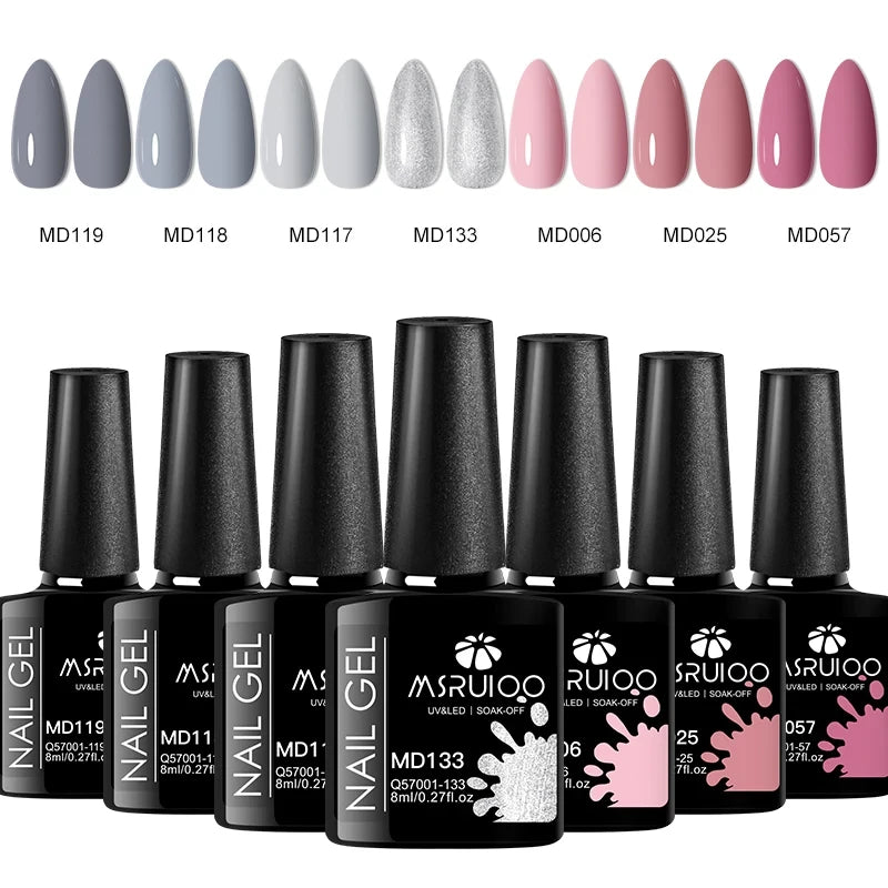 Msruioo Professional Gel Nail Polish Set