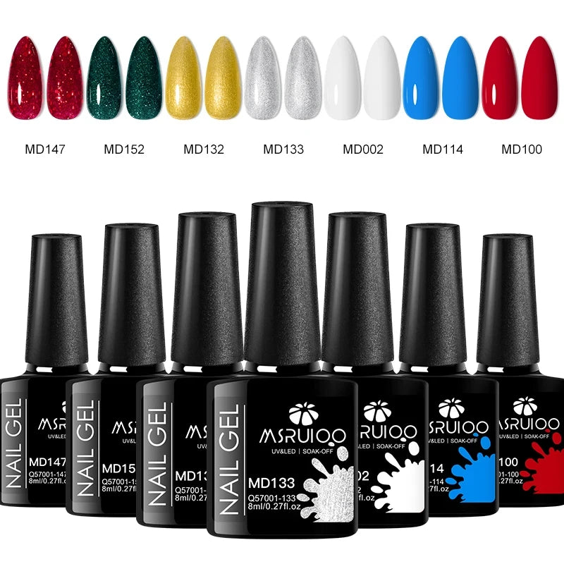 Msruioo Professional Gel Nail Polish Set
