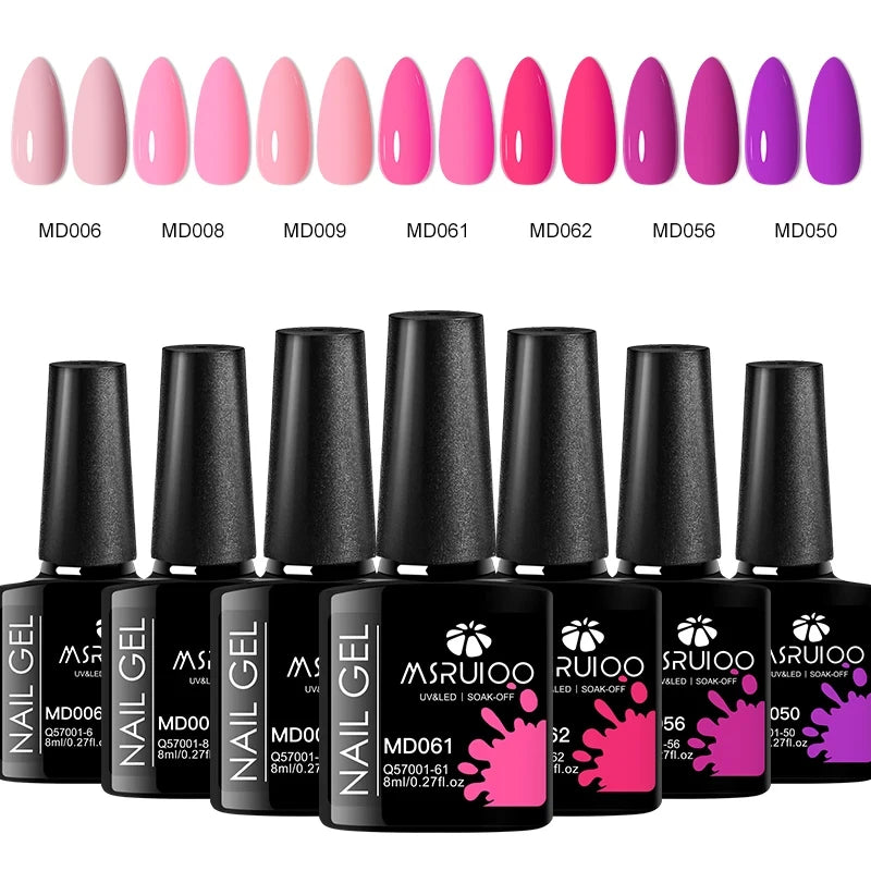 Msruioo Professional Gel Nail Polish Set