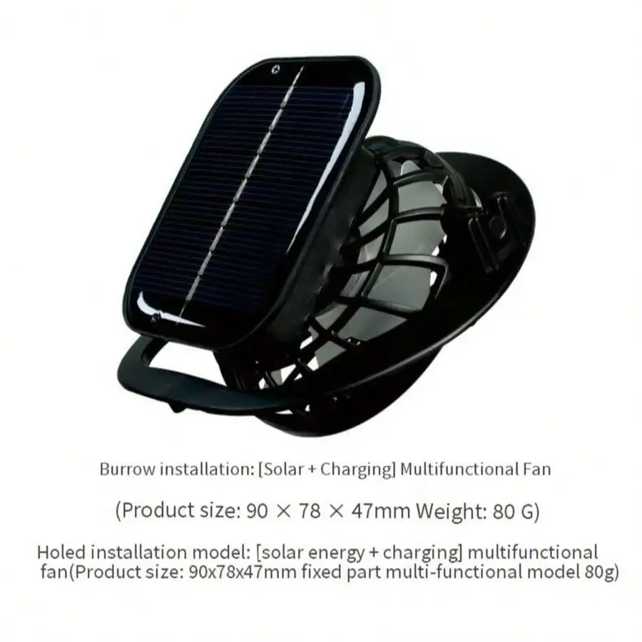 Solar Powered Cooling Fishing Hat