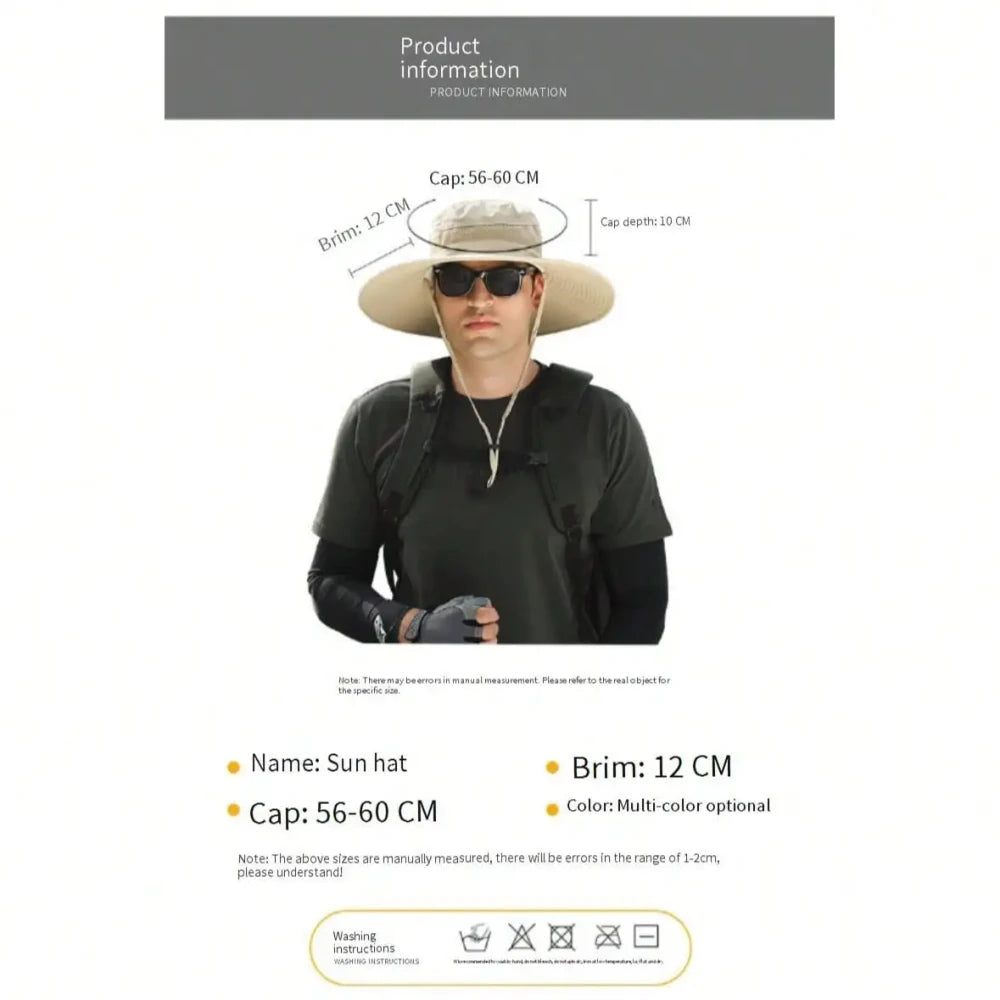 Solar Powered Cooling Fishing Hat