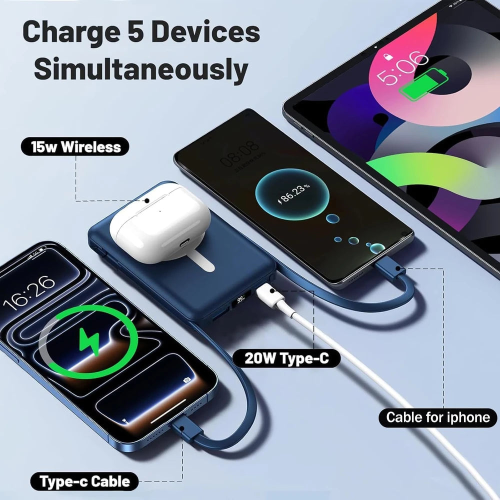 Azmuth Magnetic Portable Charger