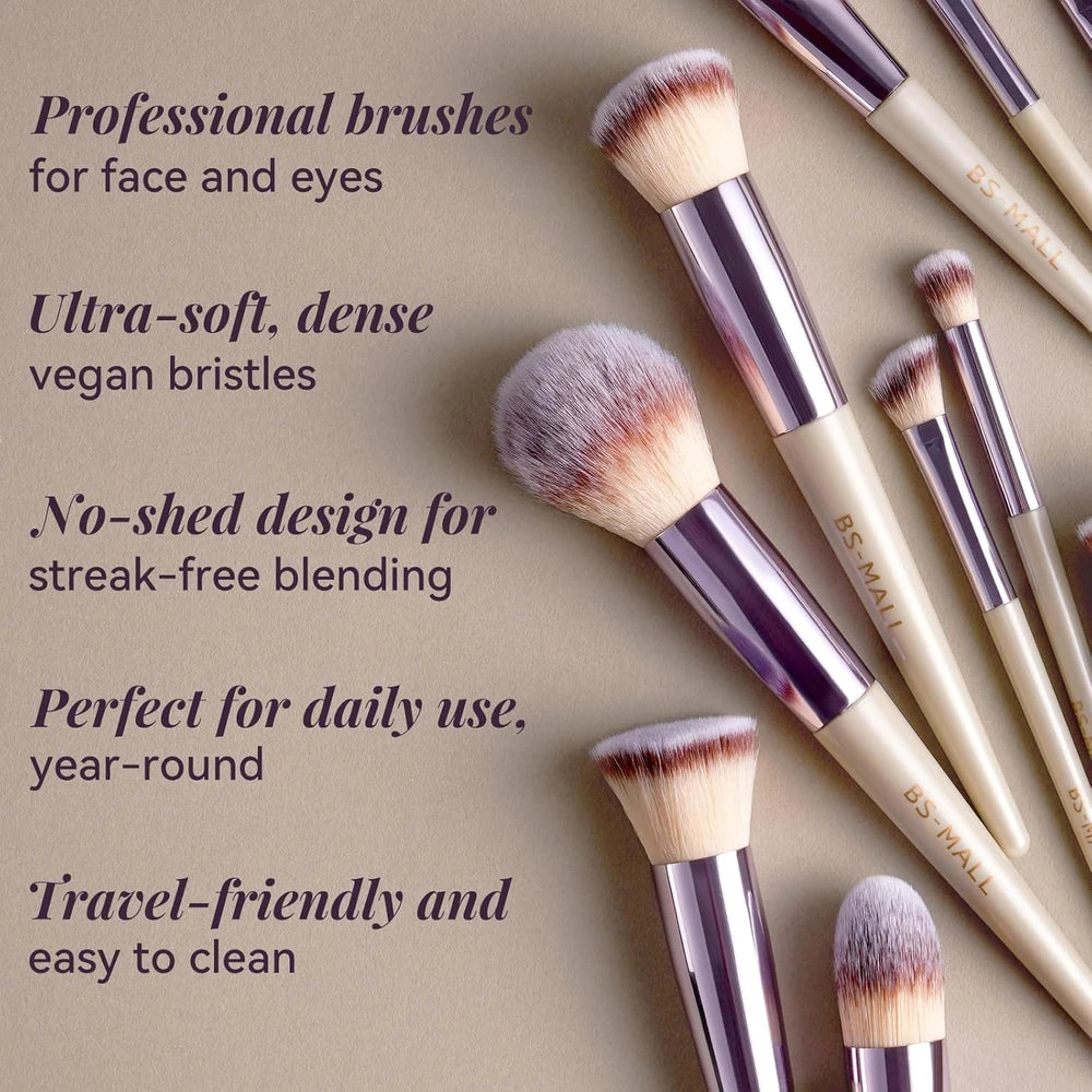 BS-MALL 18-Piece Professional Makeup Brush Set