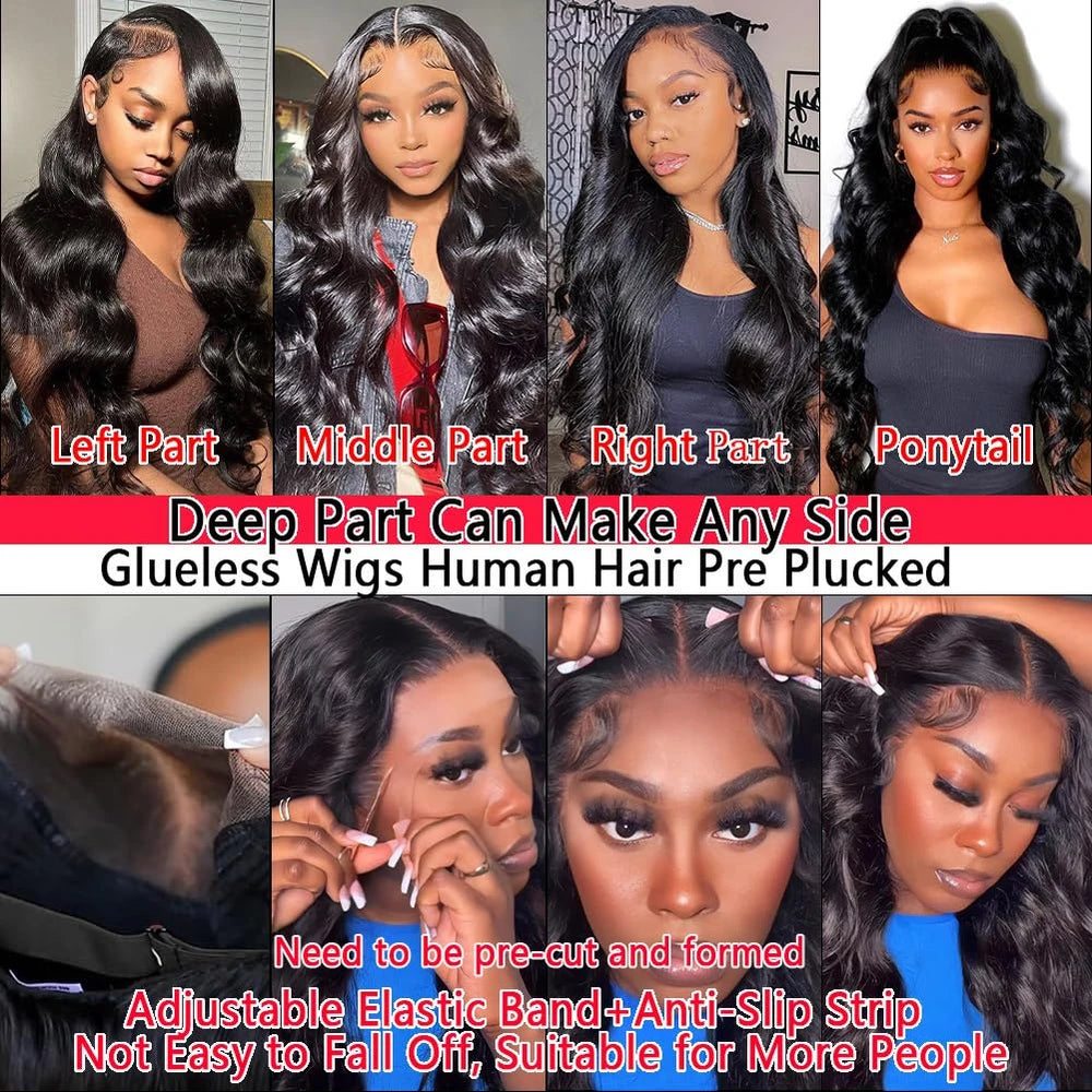 Ownrose Body Wave Human Hair Wig