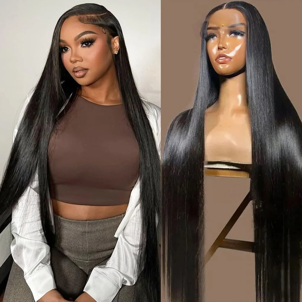 Straight Human Hair Lace Front Wig