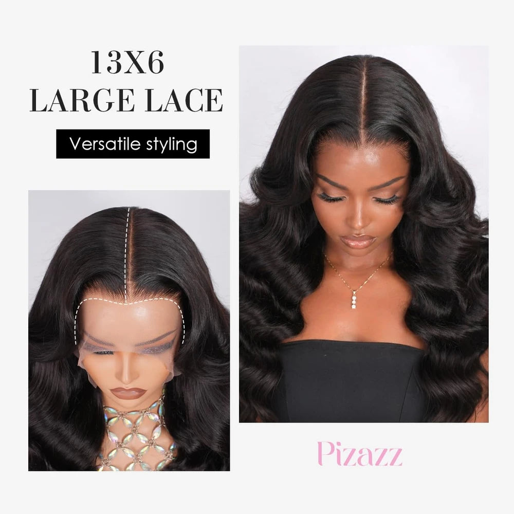 Pizazz Body Wave Human Hair Lace Wig