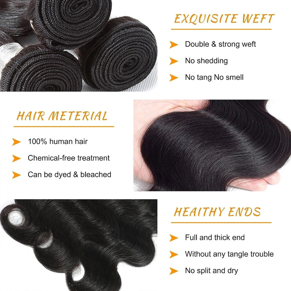 Brazilian Body Wave Hair Bundles