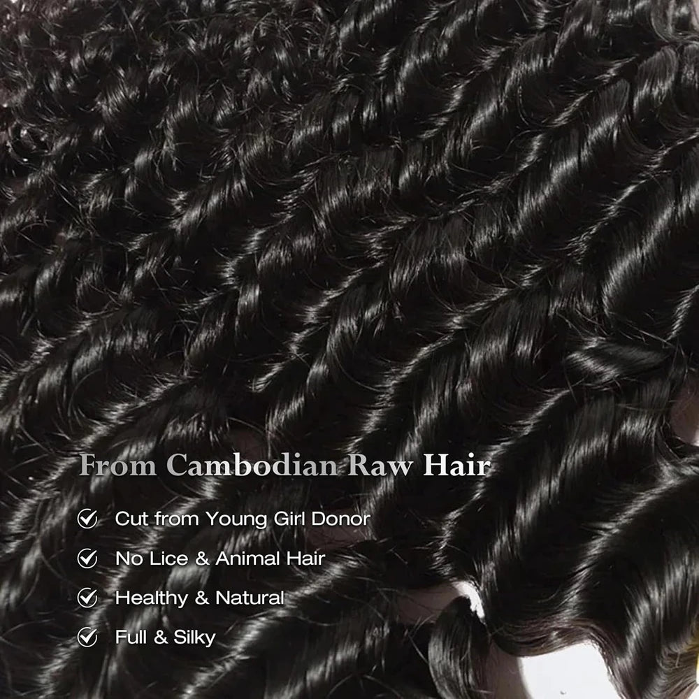 Raw Cambodian Human Hair Bundles