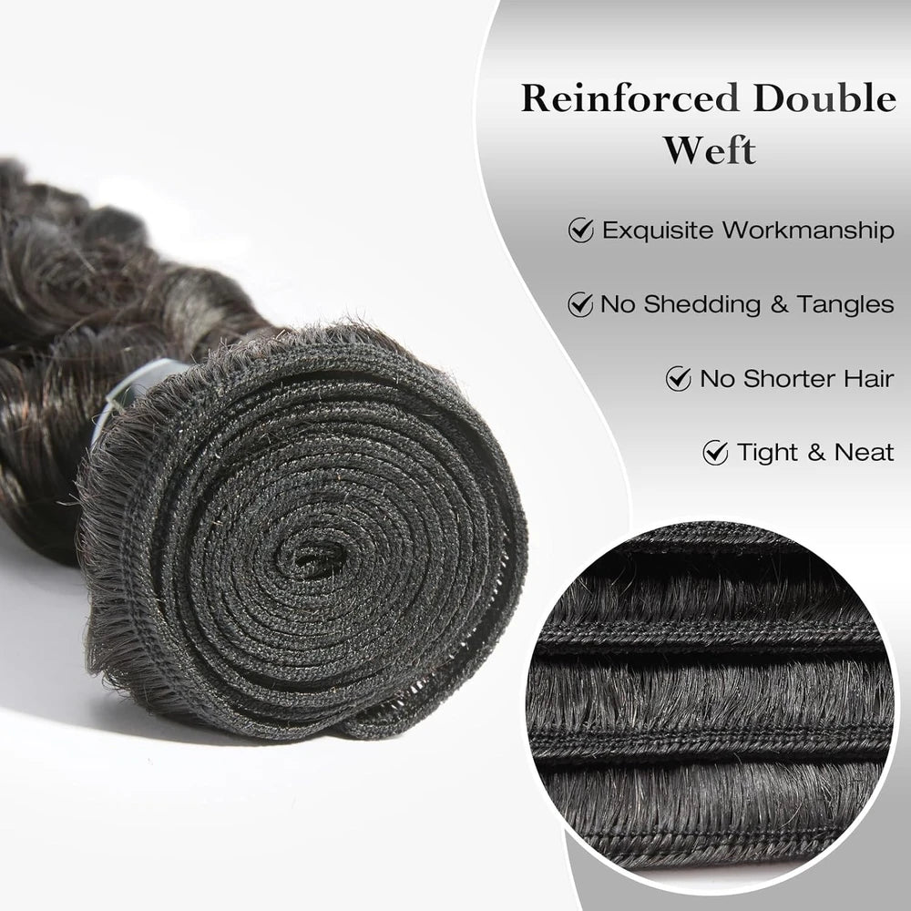 Raw Cambodian Human Hair Bundles