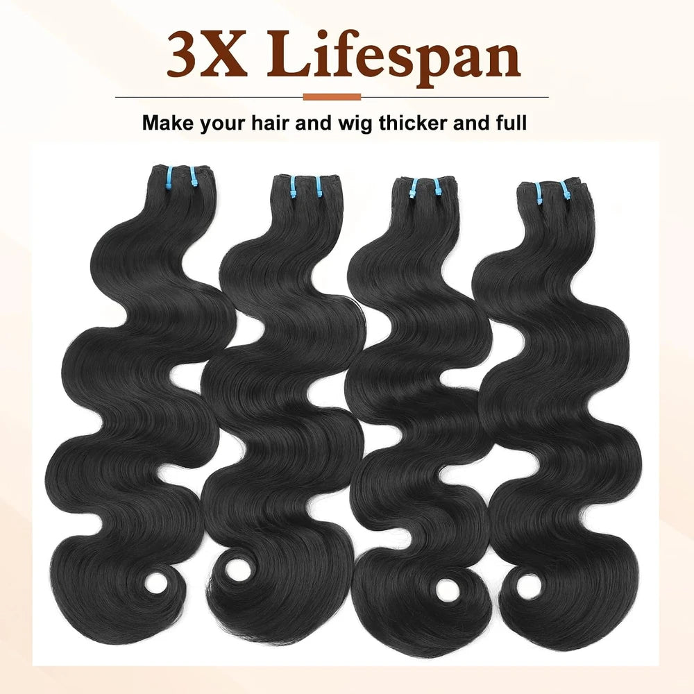 GFZZ Body Wave Human Hair Bundles