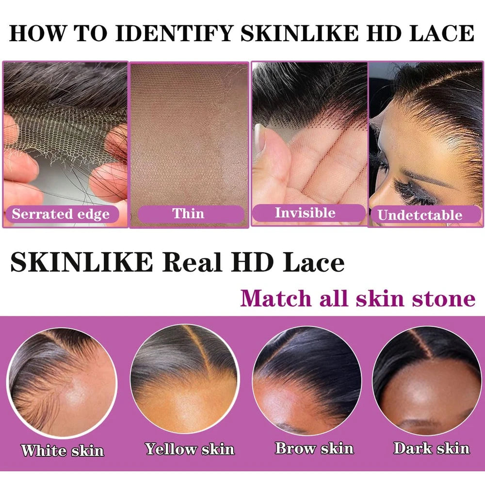 Skinlike HD Lace Straight Hair Closure