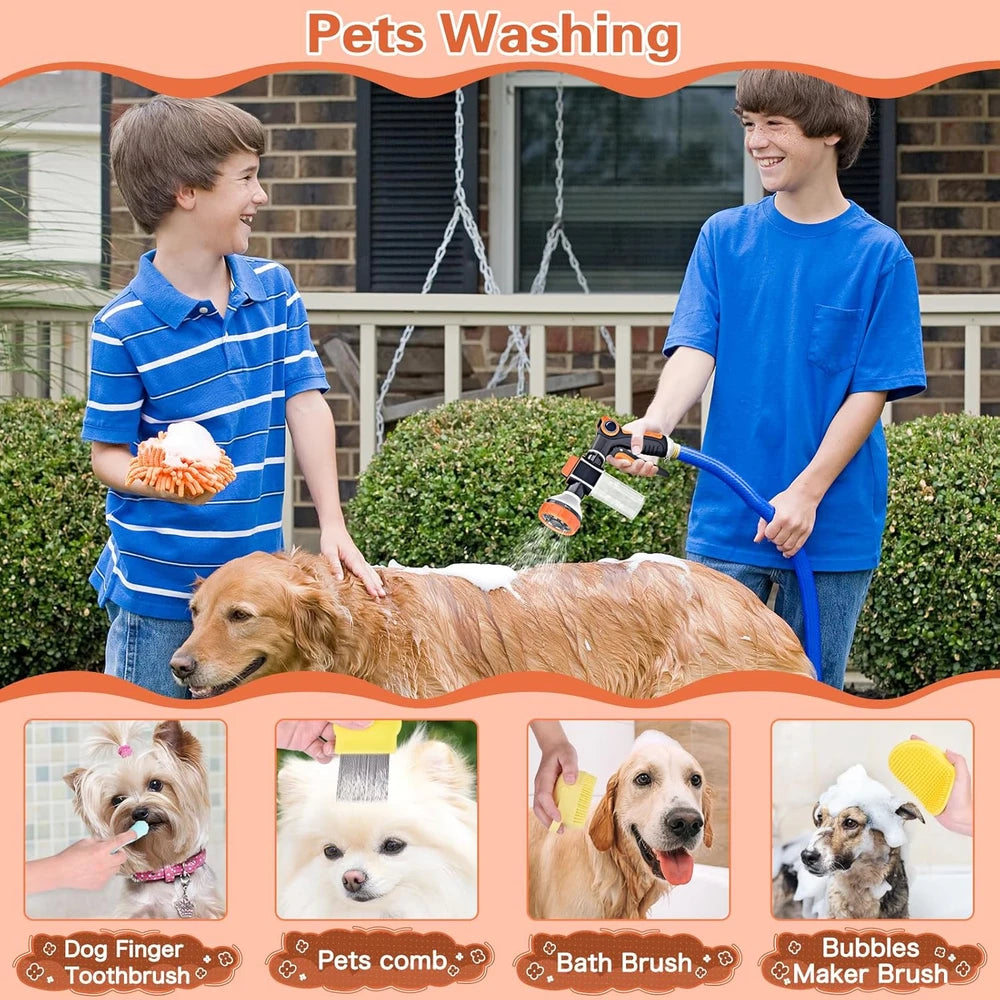 Dog Grooming Hose Sprayer Kit
