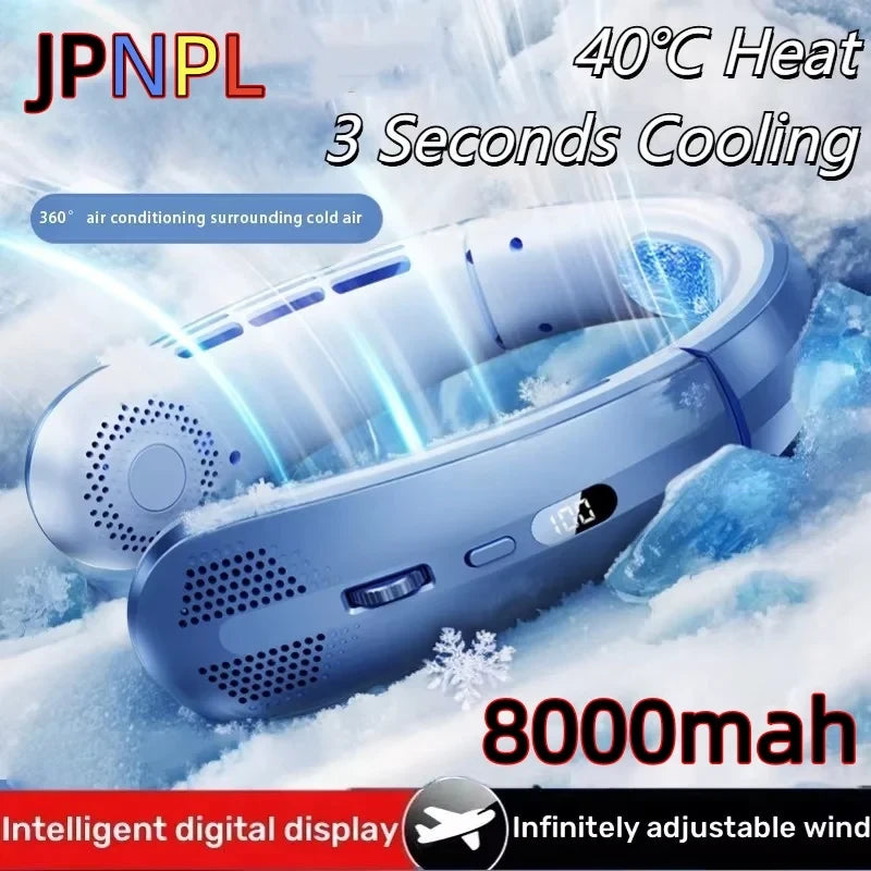 Portable Bladeless Hanging Neck Fan