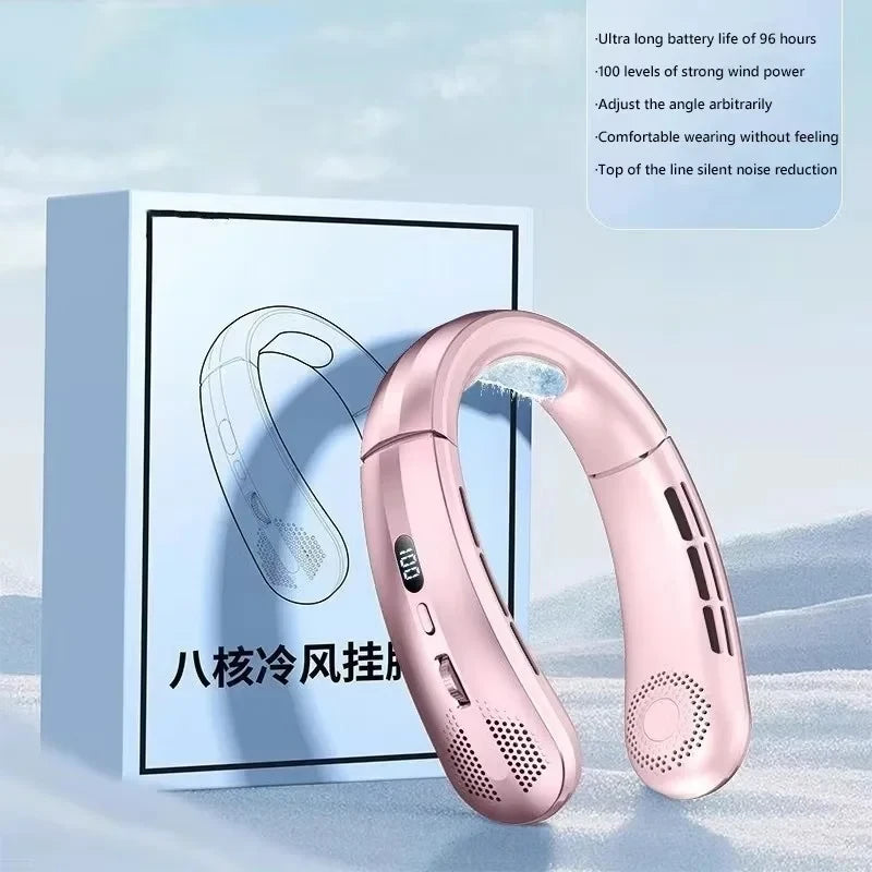 Portable Bladeless Hanging Neck Fan
