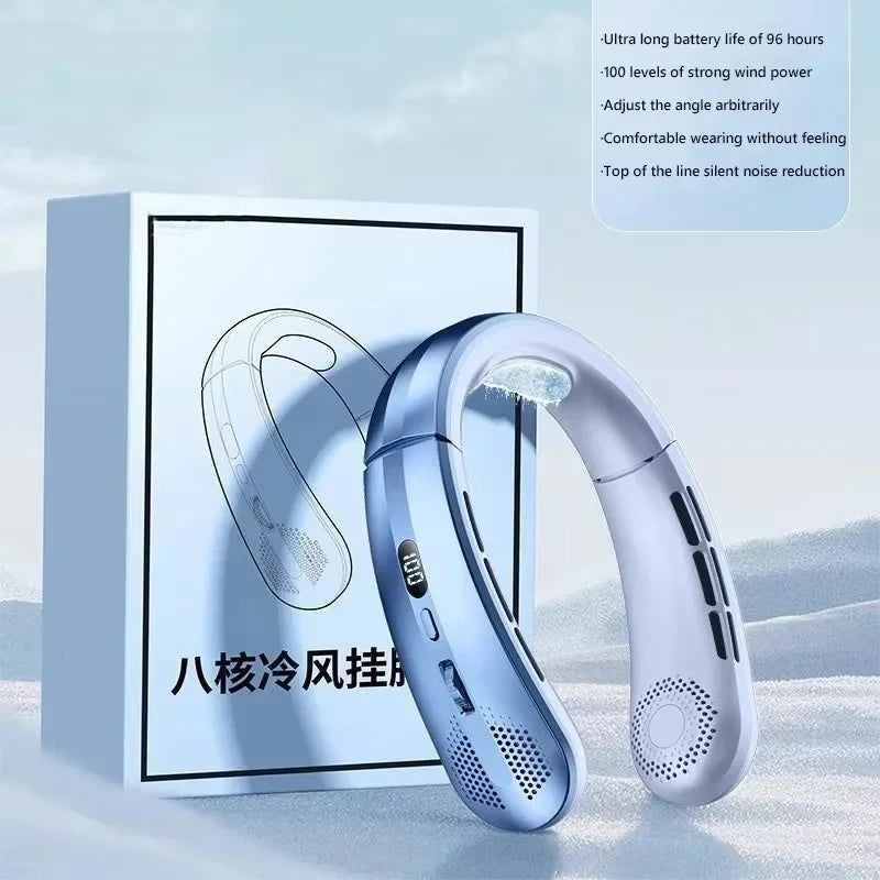Portable Bladeless Hanging Neck Fan