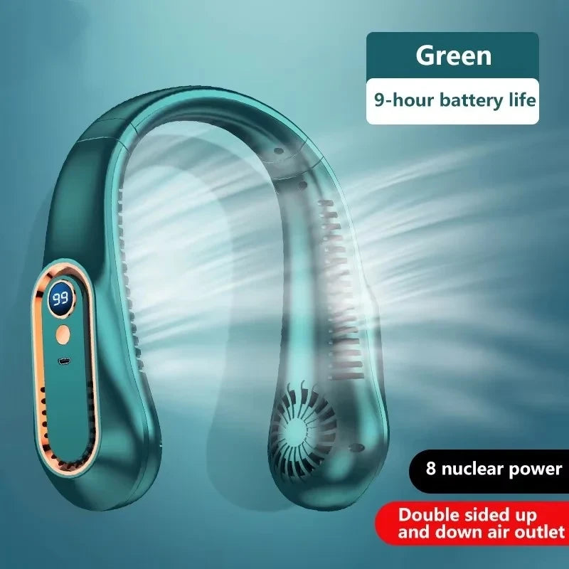 Portable Bladeless Hanging Neck Fan