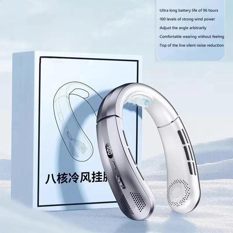 Portable Bladeless Hanging Neck Fan