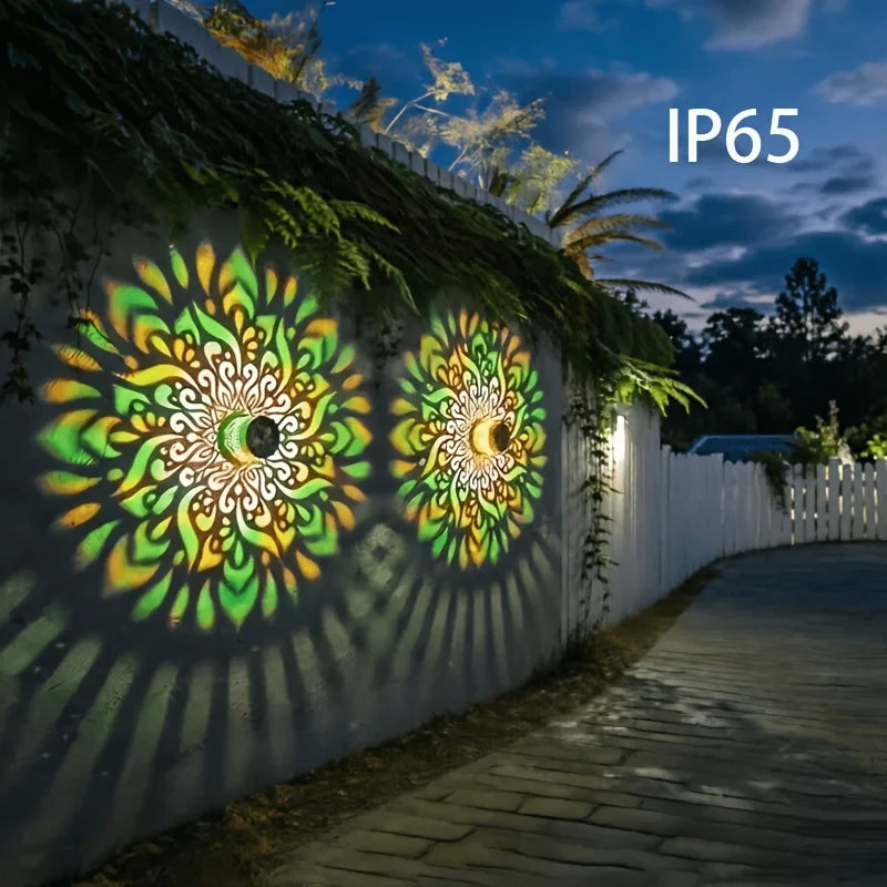 Mandala Solar Projection Garden Light