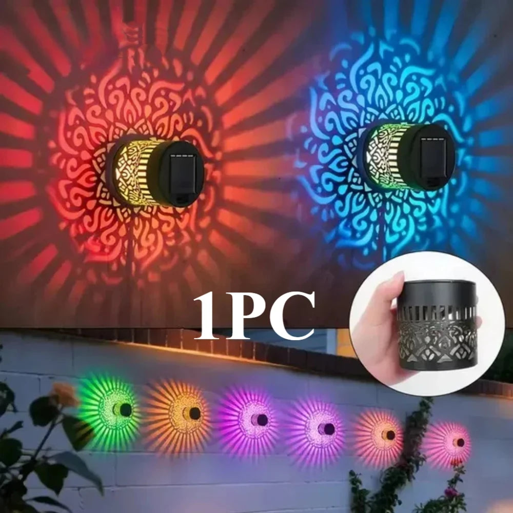 Mandala Solar Projection Garden Light