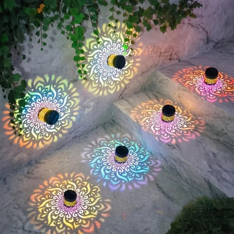 Mandala Solar Projection Garden Light