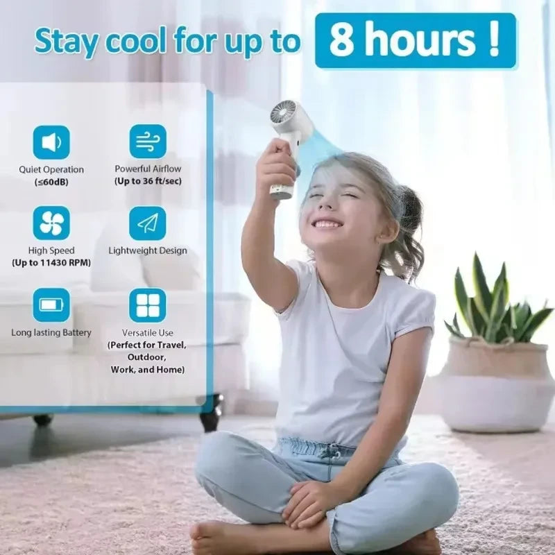 Foldable Handheld USB Cooling Fan