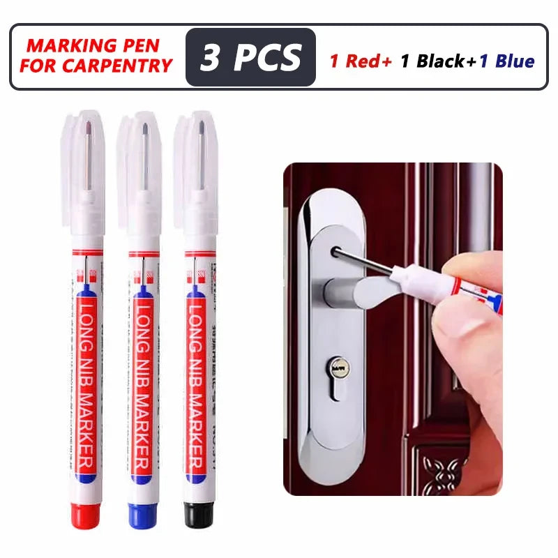 Deep Hole Long Nib Markers