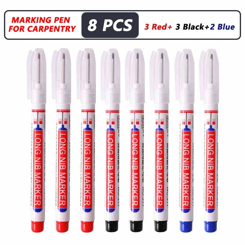 Deep Hole Long Nib Markers