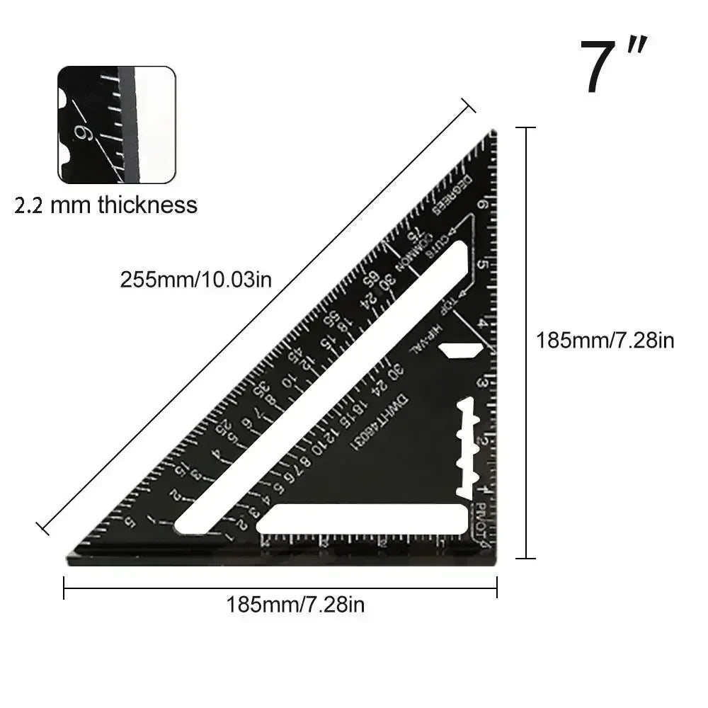 Professional Aluminum Triangle Square
