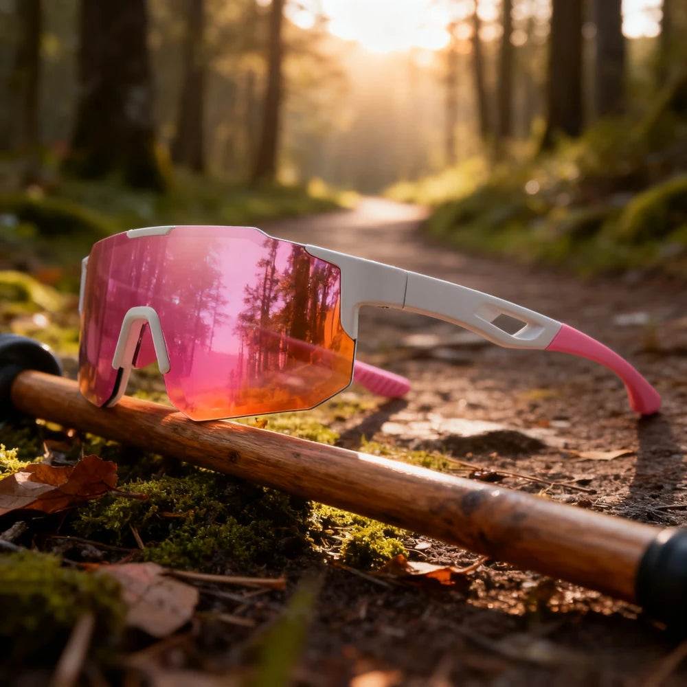 Oversized Wraparound Sports Sunglasses