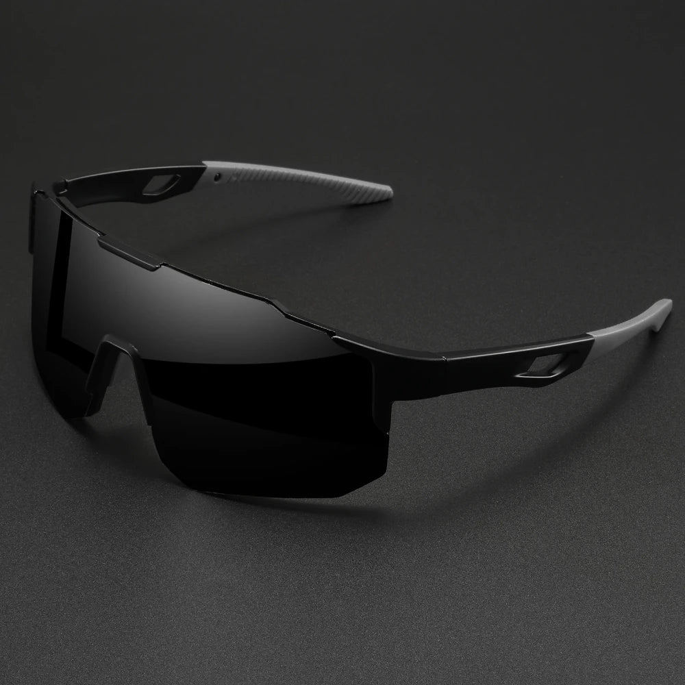 Oversized Wraparound Sports Sunglasses