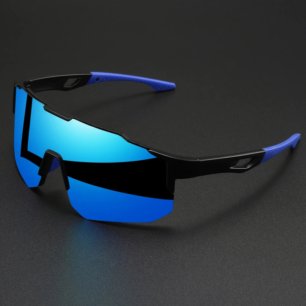 Oversized Wraparound Sports Sunglasses
