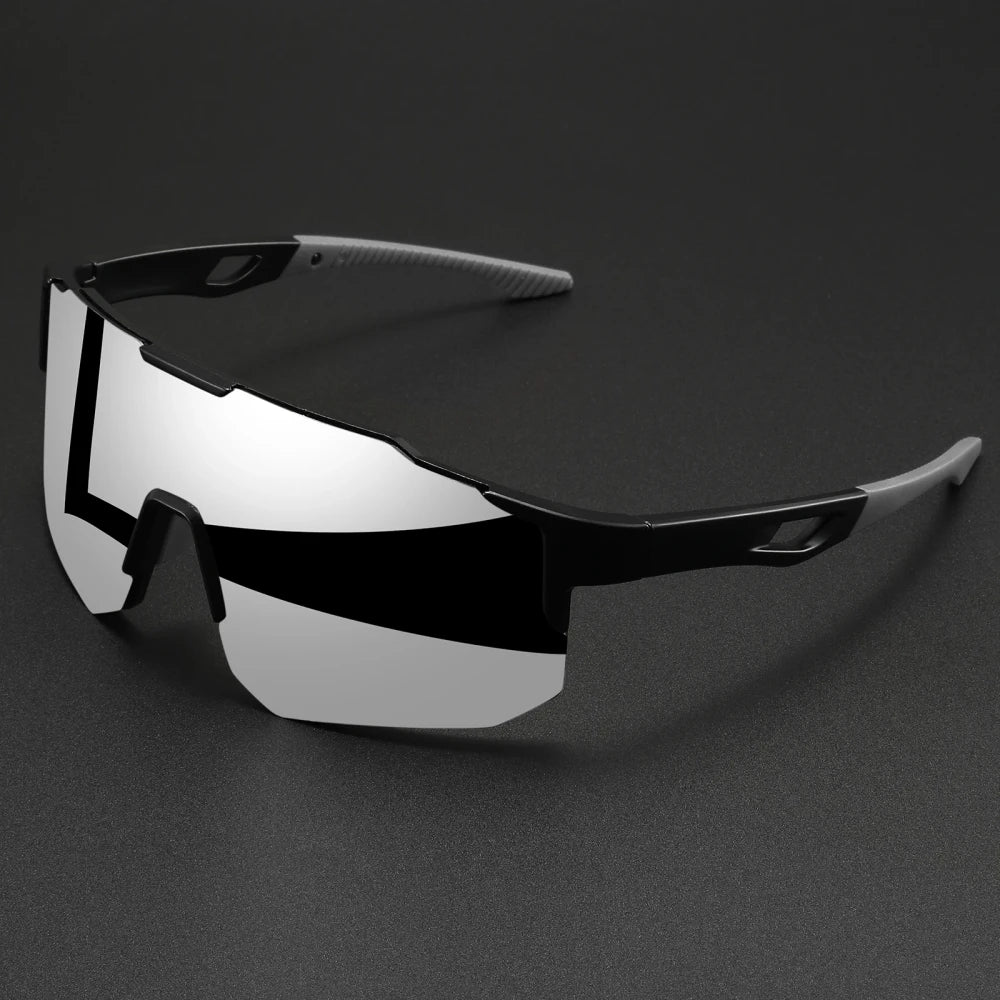 Oversized Wraparound Sports Sunglasses