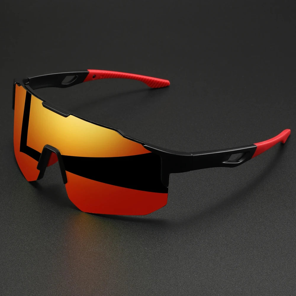 Oversized Wraparound Sports Sunglasses