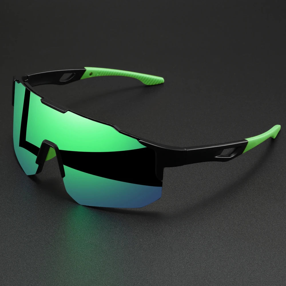 Oversized Wraparound Sports Sunglasses