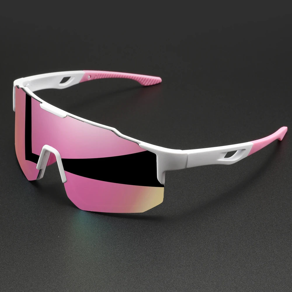 Oversized Wraparound Sports Sunglasses