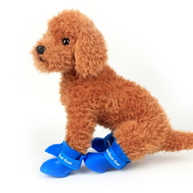 Waterproof Anti-Slip Dog Rain Boots
