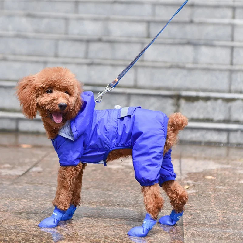 Waterproof Anti-Slip Dog Rain Boots