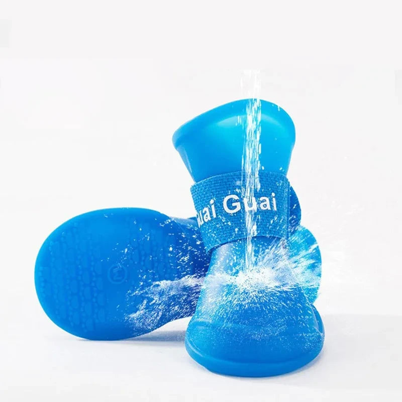 Waterproof Anti-Slip Dog Rain Boots