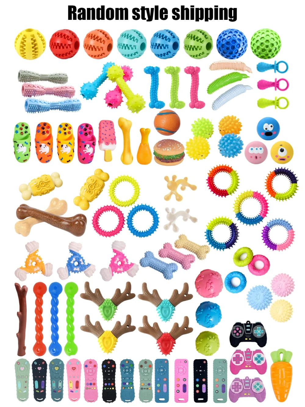 Durable Interactive Dog Chew Toy Set